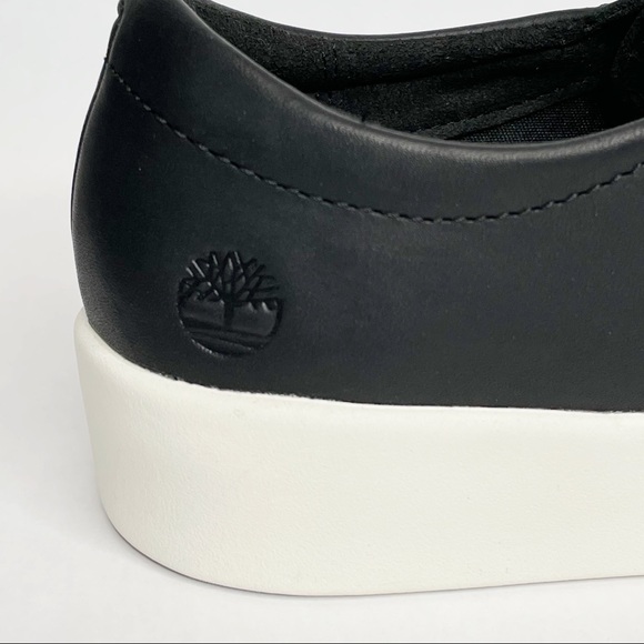 NWOB Timberland Teya Black Leather Sneaker Size 9 - Picture 4 of 10